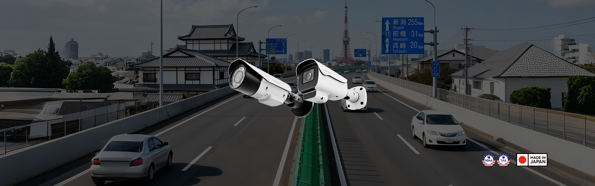 AI-powered ANPR cameras capture license plates with high accuracy for traffic monitoring, parking access, and smart city projects.