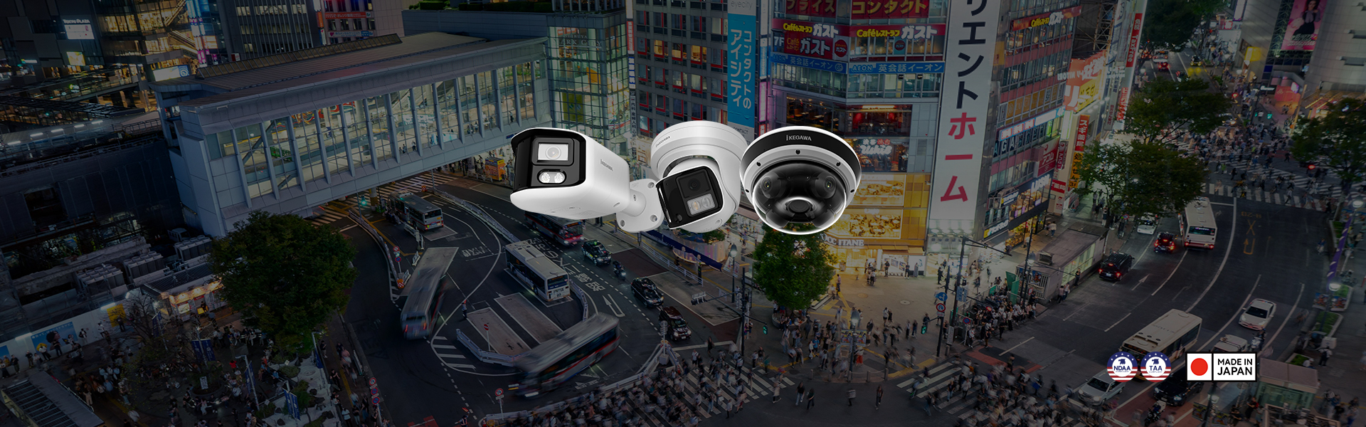 Camera IP Series Panoramic cung cấp góc nhìn toàn cảnh HD 180° và 360°, mang lại khả năng giám sát diện rộng để nâng cao an ninh trong mọi môi trường.